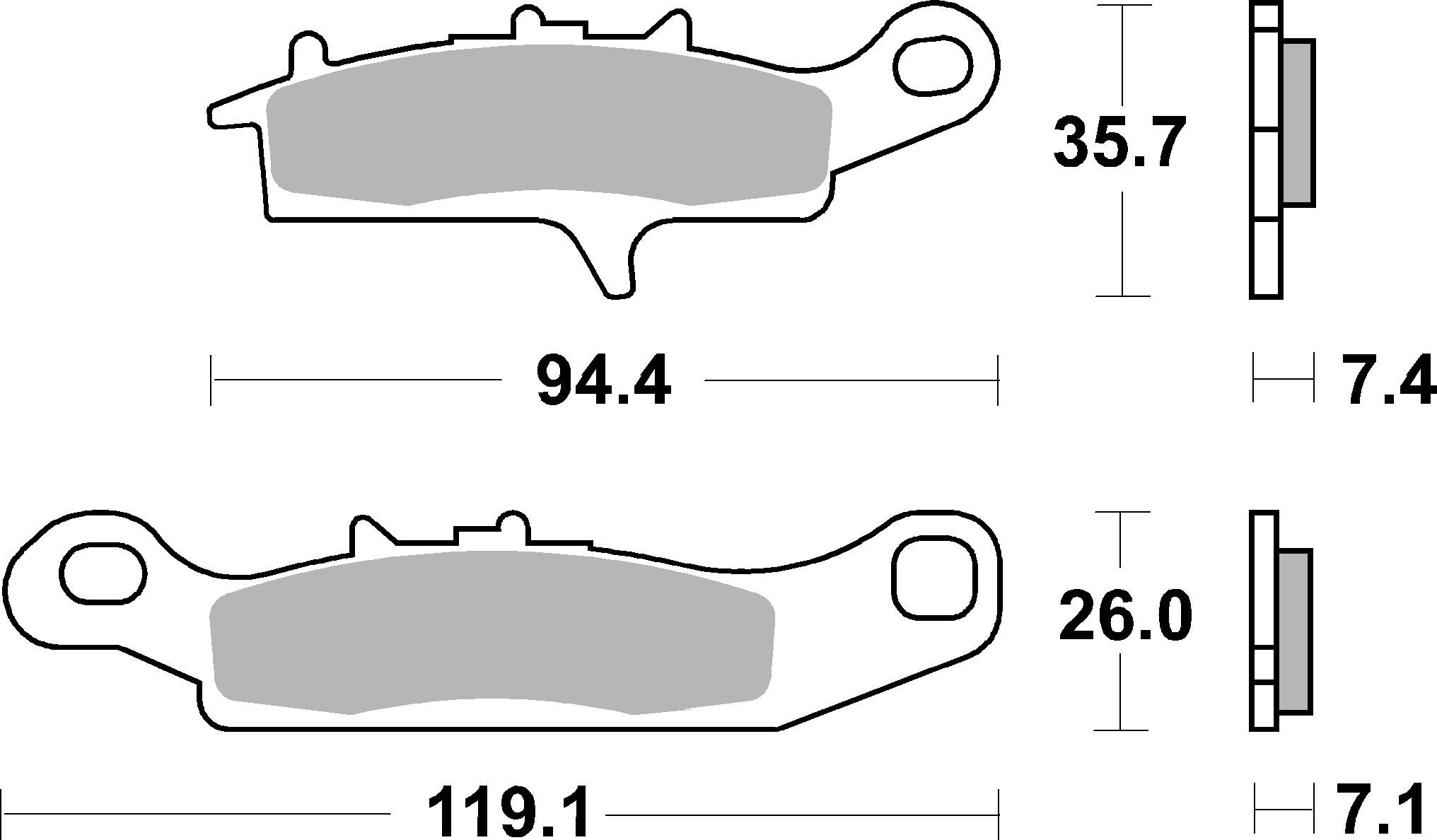 Brembo Remblokkenset, schijfrem 07KA25SX