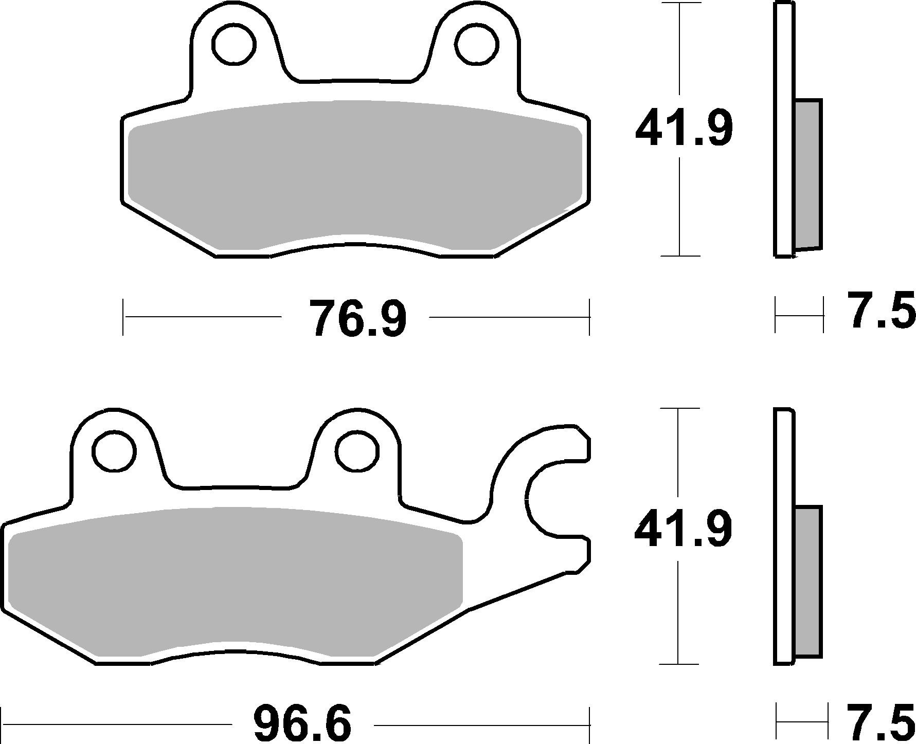 Brembo Remblokkenset, schijfrem 07KA31SA