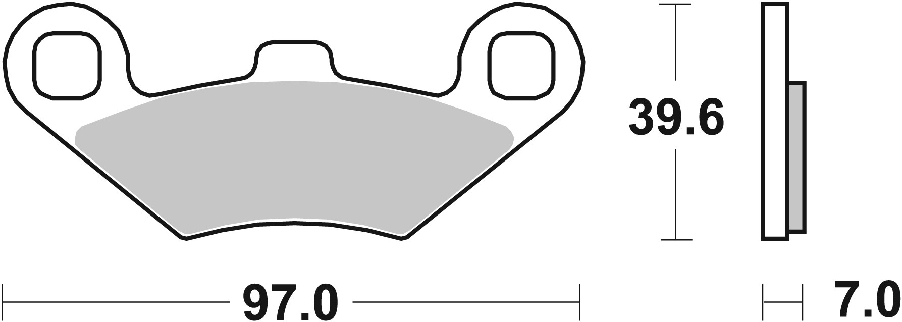 Brembo Remblokkenset, schijfrem 07PO02SD