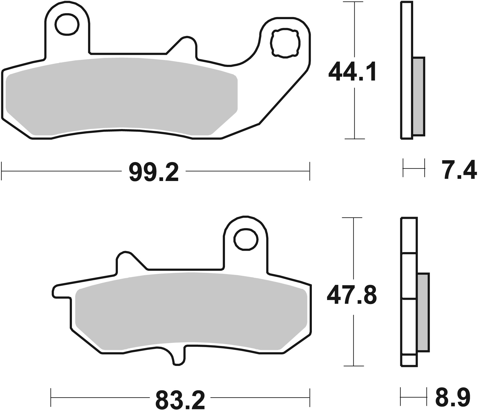 Brembo Remblokkenset, schijfrem 07SU1718
