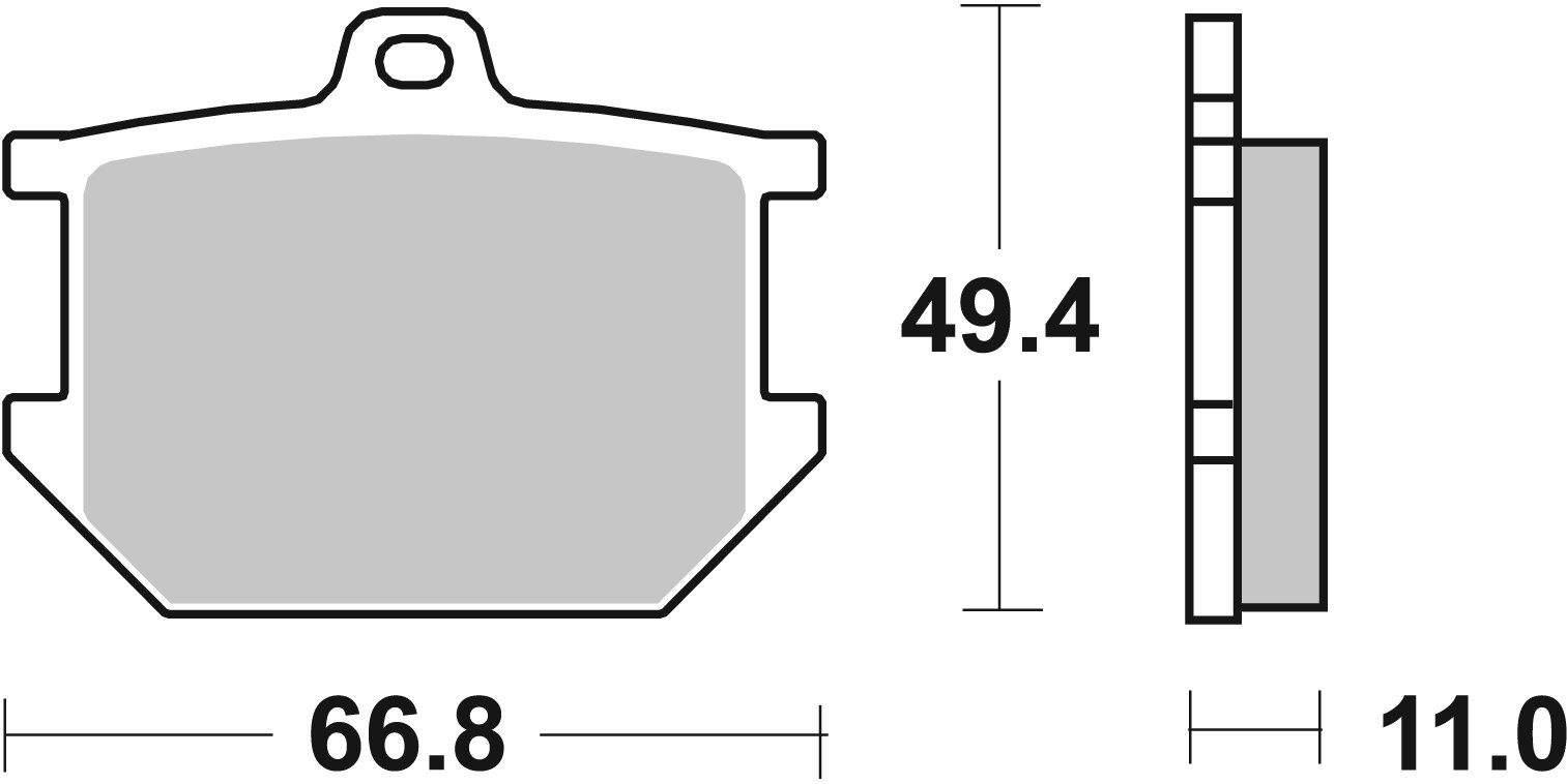 Brembo Remblokkenset, schijfrem 07YA0309