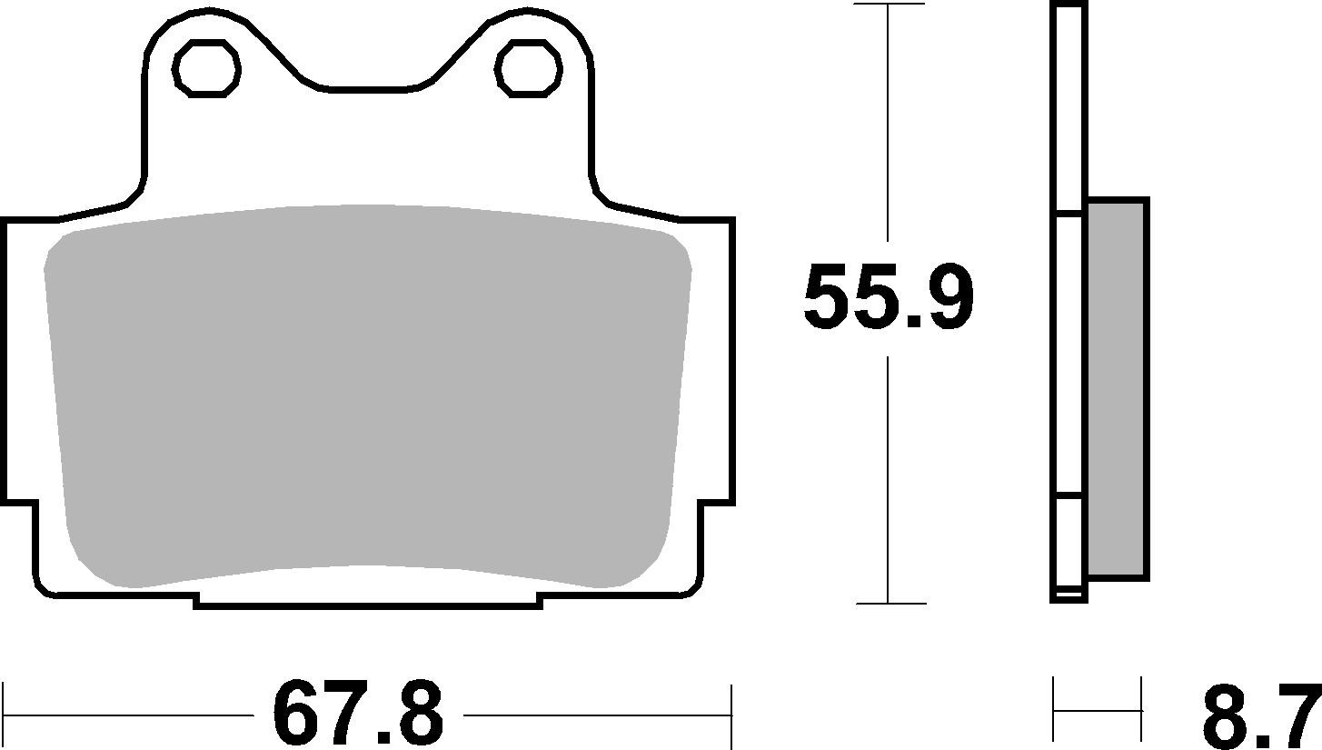 Brembo Remblokkenset, schijfrem 07YA12SA
