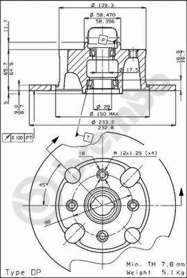 Brembo Remschijven 08.2163.20