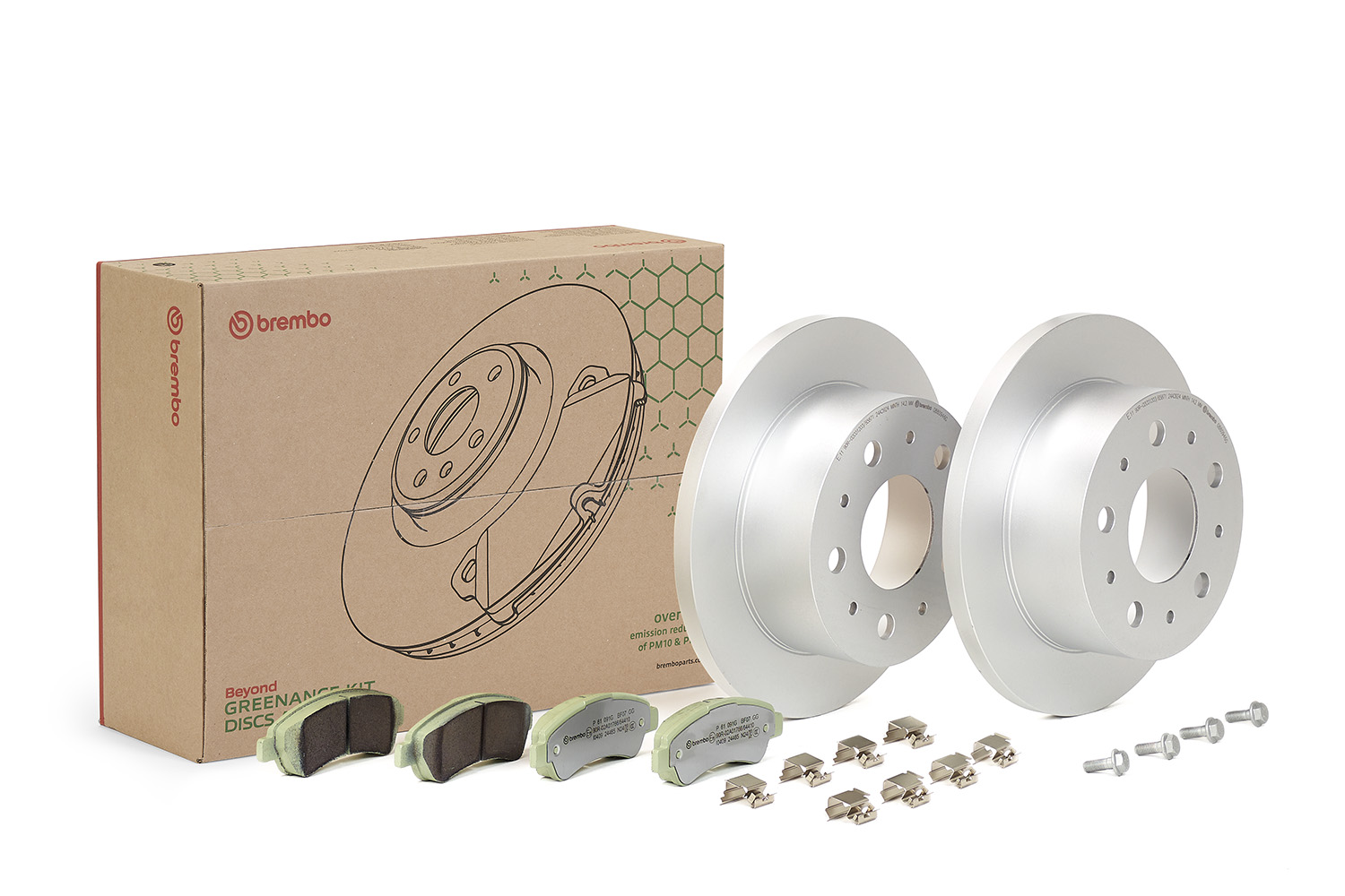 Brembo Remmenset, remschijf KT 10 008