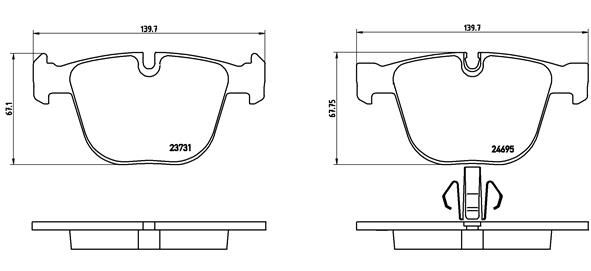 Brembo Remblokset P 06 053