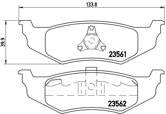 Brembo Remblokset P 11 010