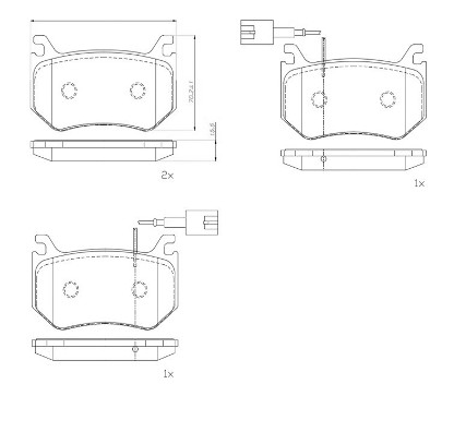 Brembo Remblokset P 23 184