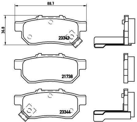 Brembo Remblokset P 28 025