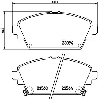 Brembo Remblokset P 28 029