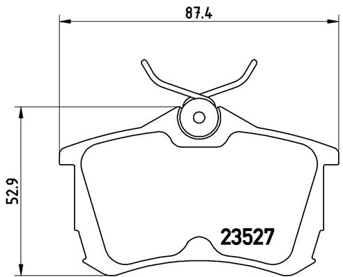 Brembo Remblokset P 28 030