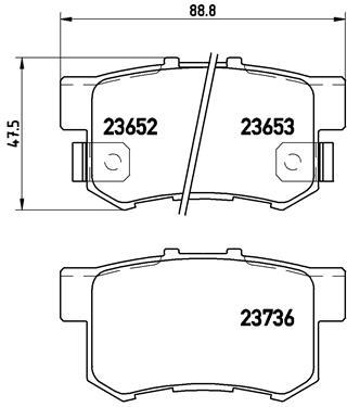 Brembo Remblokset P 28 039