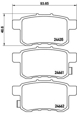 Brembo Remblokset P 28 072