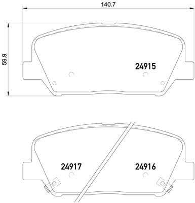 Brembo Remblokset P 30 065X