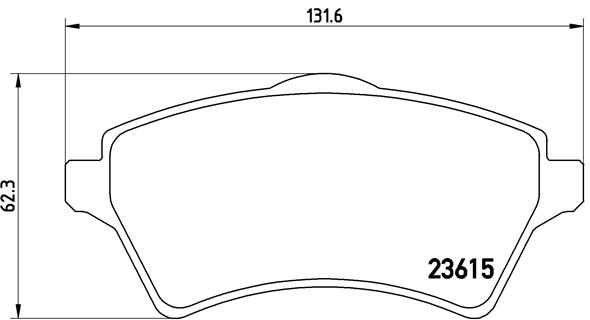 Brembo Remblokset P 44 011