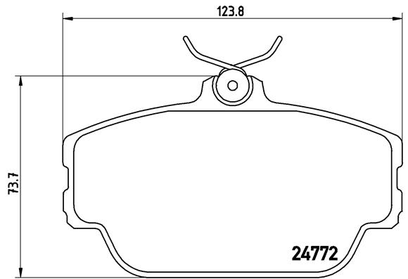 Brembo Remblokset P 46 001