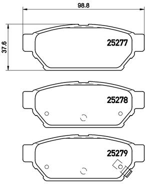 Brembo Remblokset P 54 053