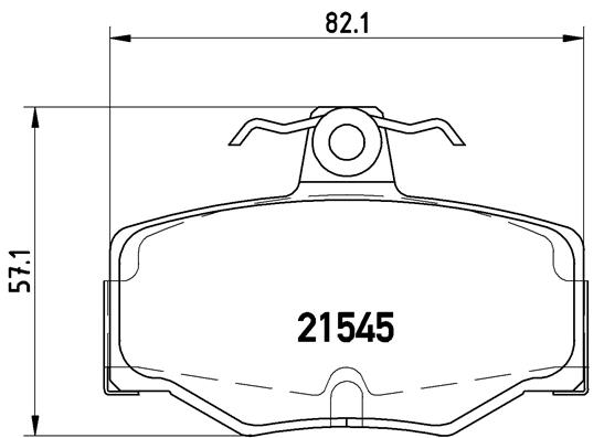 Brembo Remblokset P 56 024