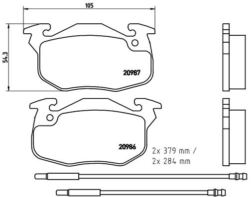 Brembo Remblokset P 61 099