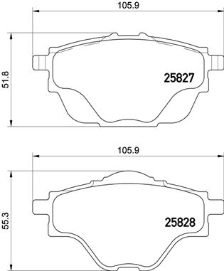 Brembo Remblokset P 61 124