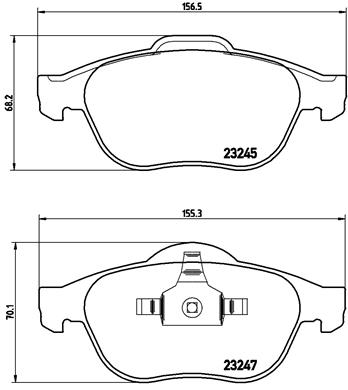 Brembo Remblokset P 68 040