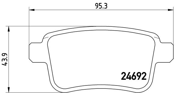 Brembo Remblokset P 68 043