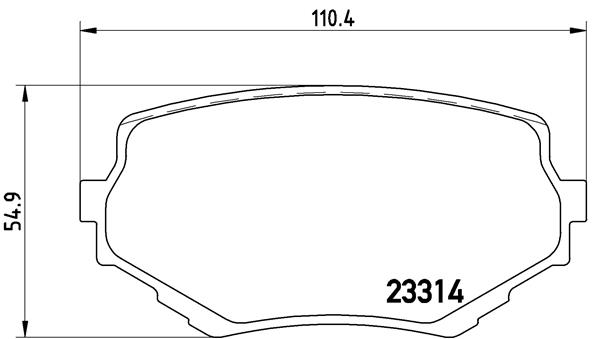 Brembo Remblokset P 79 009