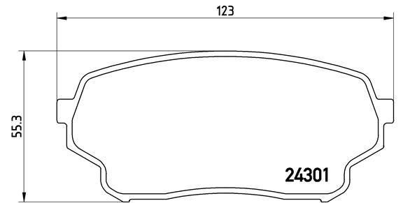 Brembo Remblokset P 79 019