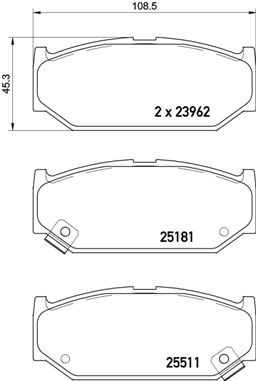 Brembo Remblokset P 79 031