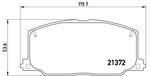 Brembo Remblokset P 83 016