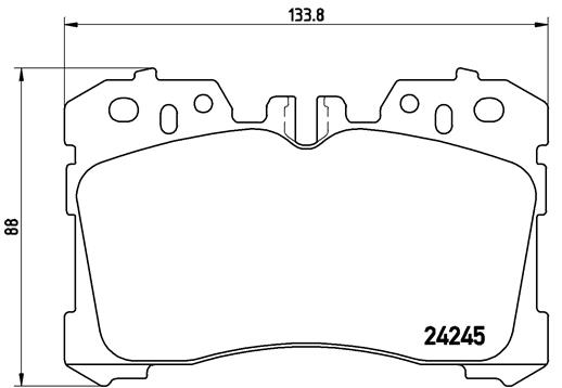 Brembo Remblokset P 83 075