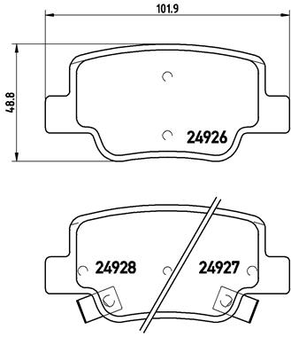 Brembo Remblokset P 83 114