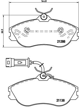 Brembo Remblokset P 85 018