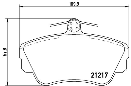 Brembo Remblokset P 86 010