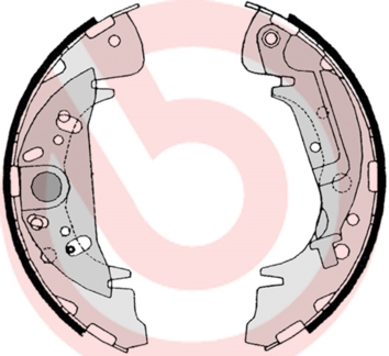 Brembo Remschoen set S 11 504