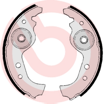 Brembo Remschoen set S 23 501