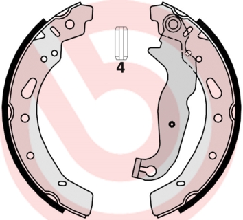 Brembo Remschoen set S 24 540