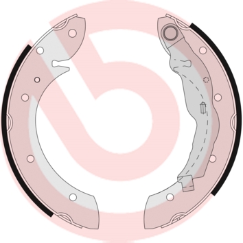 Brembo Remschoen set S 68 521