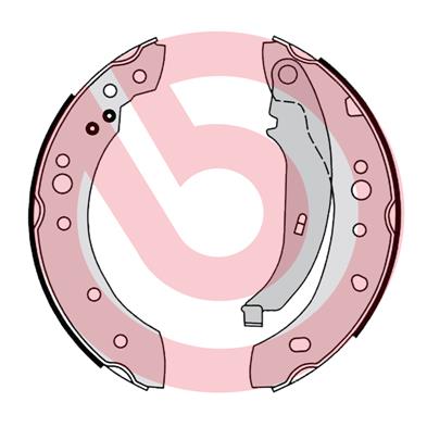 Brembo Remschoen set S 68 547