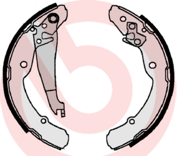 Brembo Remschoen set S 85 516