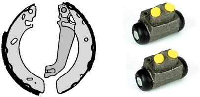 Brembo Remschoen set H 24 042