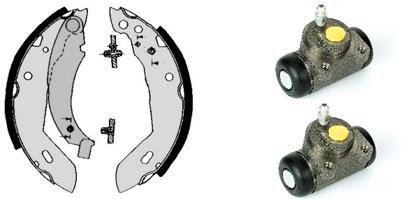Brembo Remschoen set H 61 037