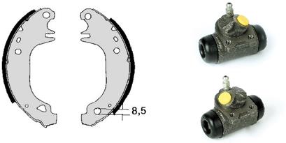 Brembo Remschoen set H 68 026