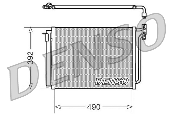 Denso Airco condensor DCN05009