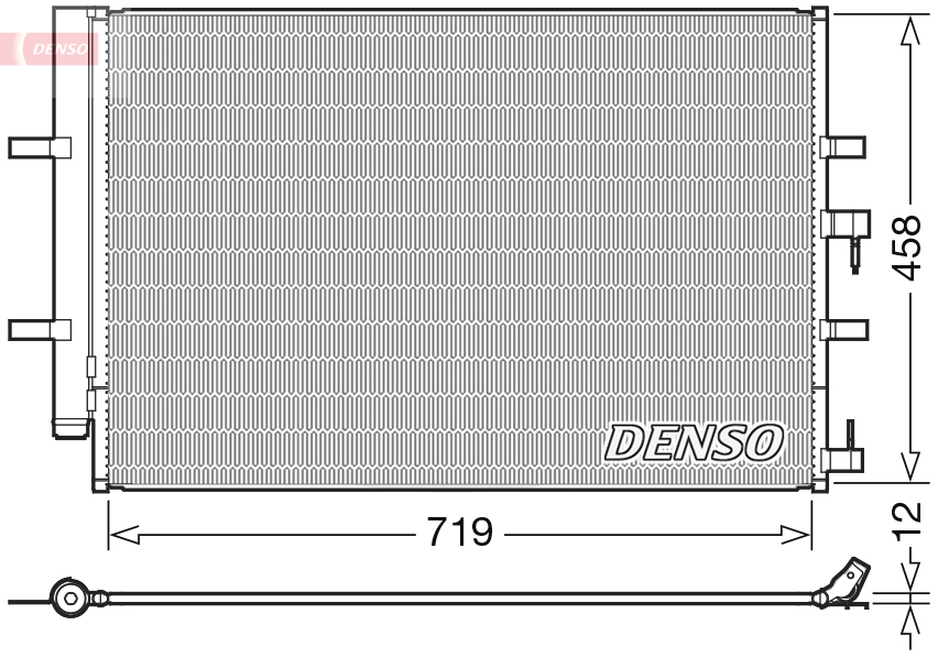 Denso Airco condensor DCN10036