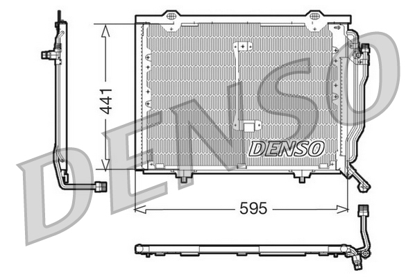 Denso Airco condensor DCN17012