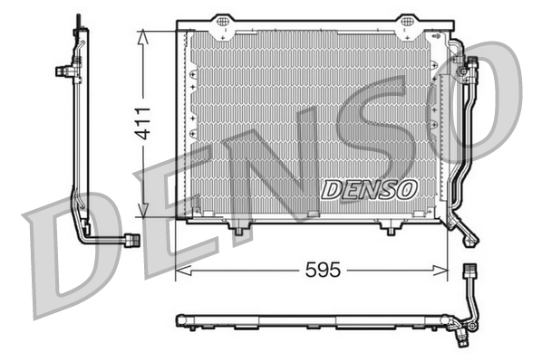 Denso Airco condensor DCN17016