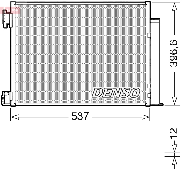 Denso Airco condensor DCN46032