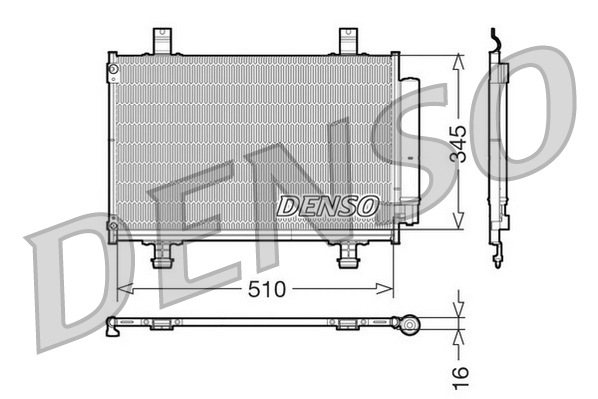 Denso Airco condensor DCN47010