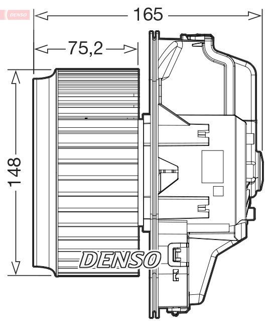 Denso Kachelventilator DEA32006