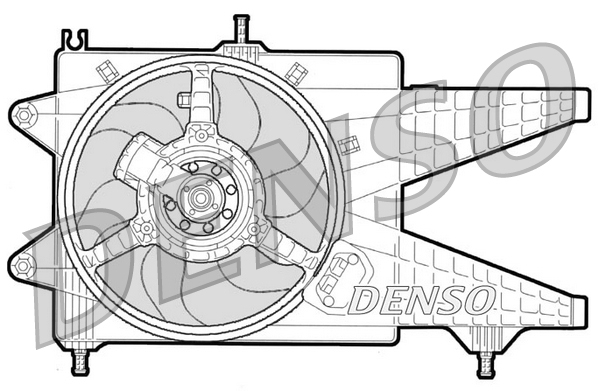 Denso Ventilatorwiel-motorkoeling DER09041